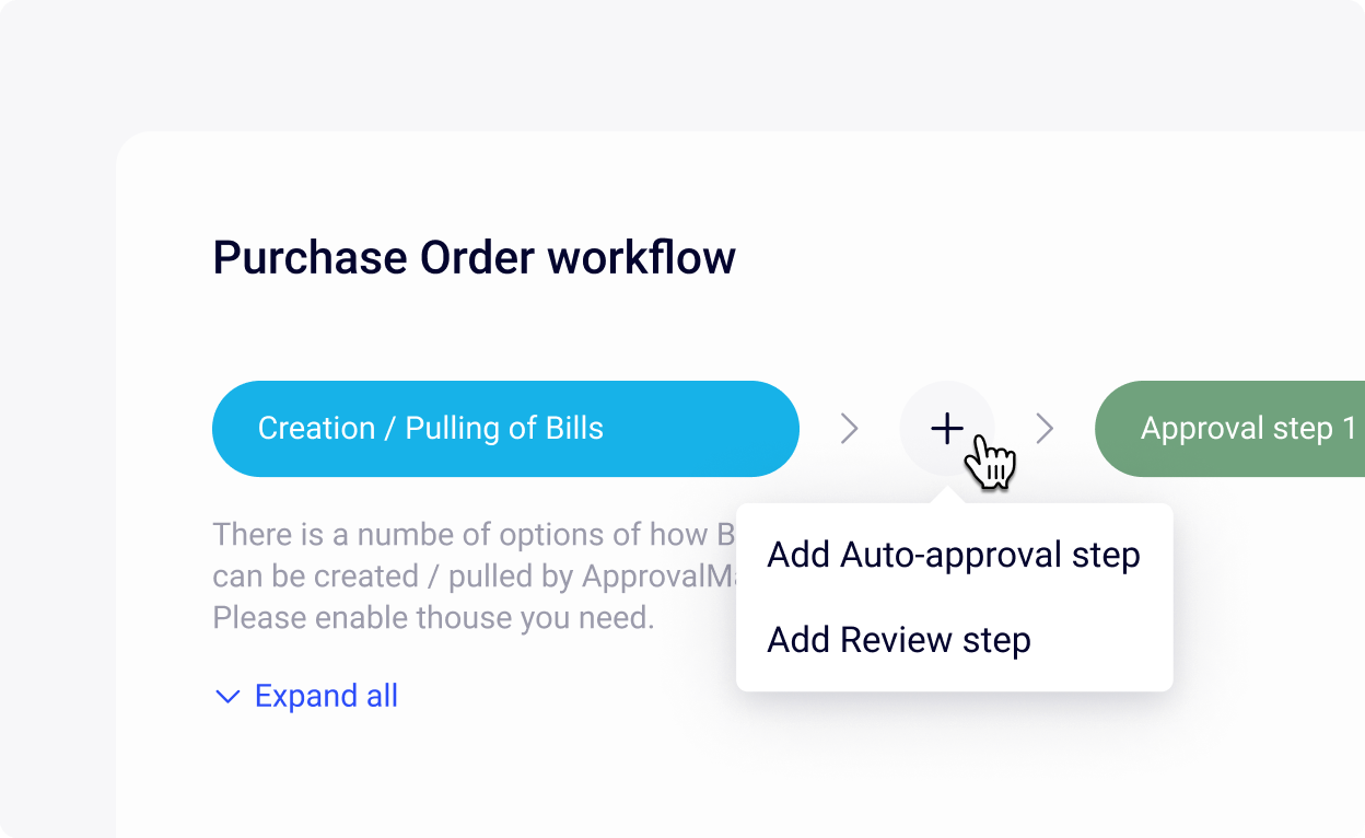 Review Step Label Review before approving: Introducing the Review step