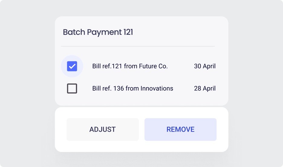 batch payment-body